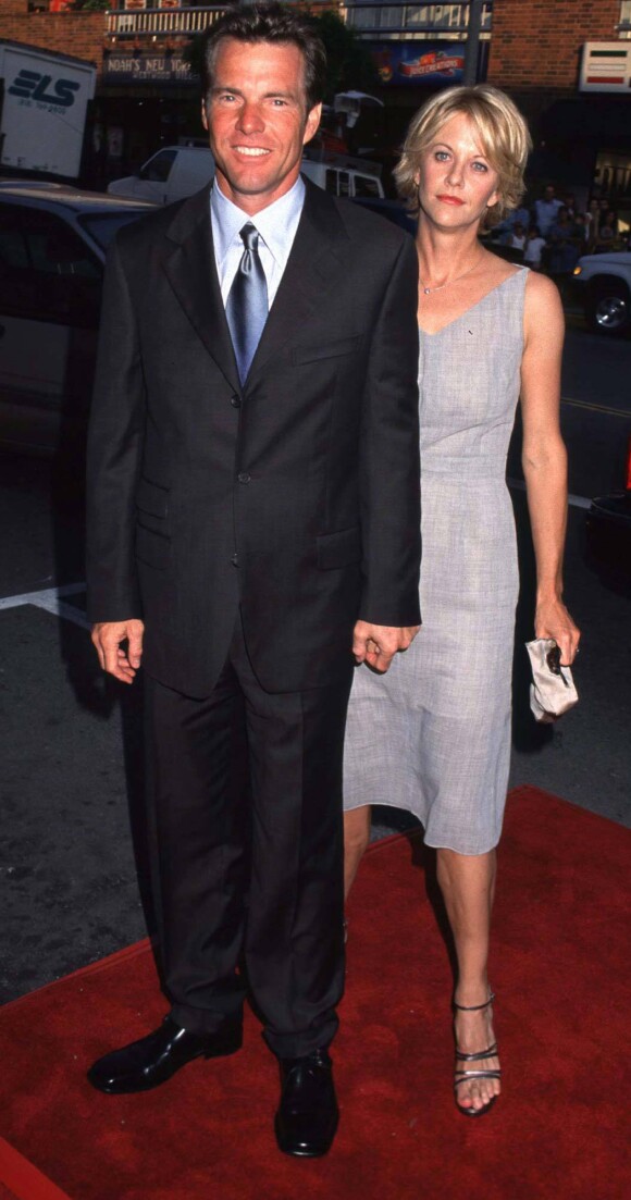 Dennis Quaid et Meg Ryan à Los Angeles en juillet 1998.