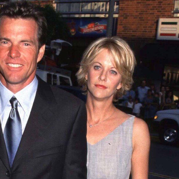 Dennis Quaid et Meg Ryan à Los Angeles en juillet 1998.