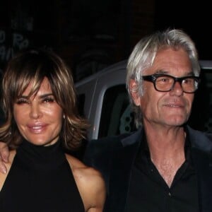 Lisa Rinna et son mari Harry Hamlin  à la soirée d'anniversaire de Lady Gaga à West Hollywood, le 26 mars 2016.