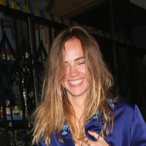 Suki Waterhouse à la soirée d'anniversaire de Lady Gaga à West Hollywood, le 26 mars 2016.