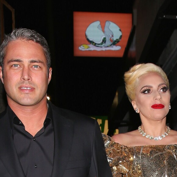 Lady Gaga et Taylor Kinney  à la soirée d'anniversaire de Lady Gaga à West Hollywood, le 26 mars 2016.
