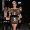 Lady Gaga arrive à sa soirée d'anniversaire à West Hollywood, le 26 mars 2016