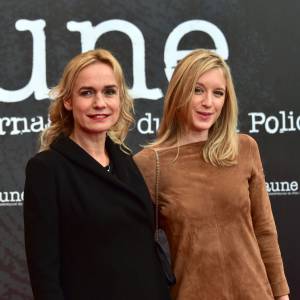 Sandrine Bonnaire et Ludivine Sagnier - Ouverture du 8e Festival International du Film Policier à Beaune le 30 mars 2016.