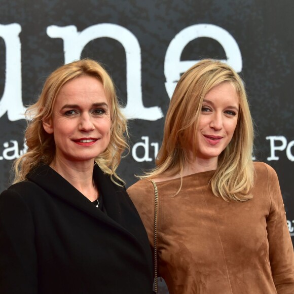 Sandrine Bonnaire et Ludivine Sagnier - Ouverture du 8e Festival International du Film Policier à Beaune le 30 mars 2016.