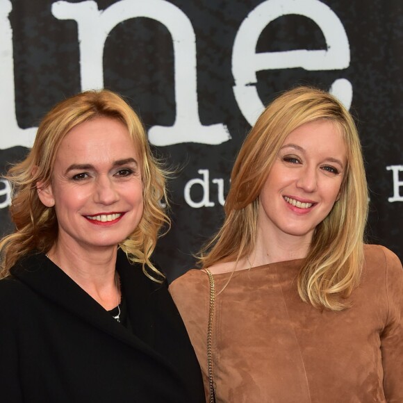 Sandrine Bonnaire et Ludivine Sagnier - Ouverture du 8e Festival International du Film Policier à Beaune le 30 mars 2016.