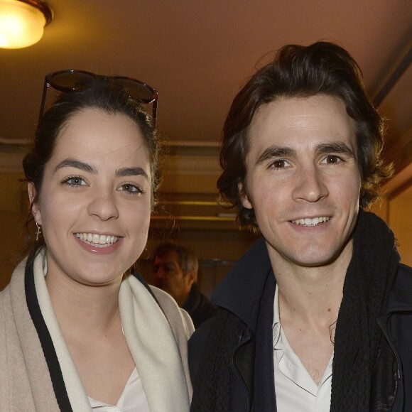 Anouchka Delon et son compagnon Julien Dereims - Cérémonie du Prix du Brigadier 2016 au Théâtre de la Comédie des Champs-Elysées à Paris. © Coadic Guirec / Bestimage
