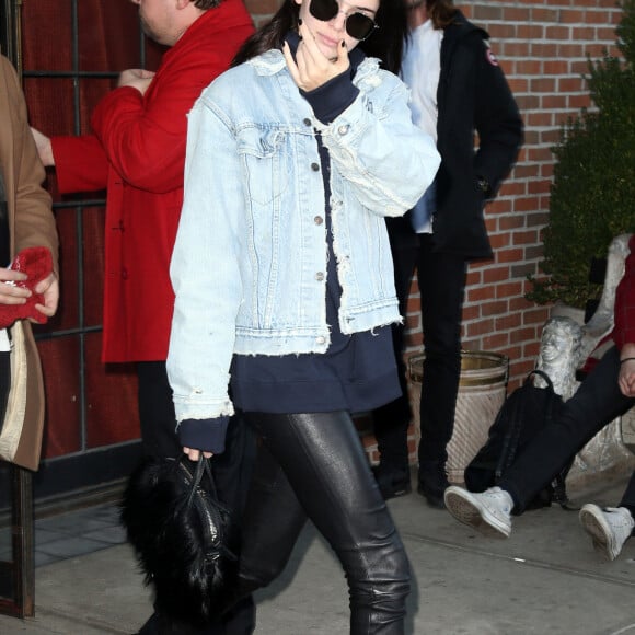 Kendall Jenner après avoir déjeuné au restaurant italien 'Gemma' à New York, le 29 mars 2016