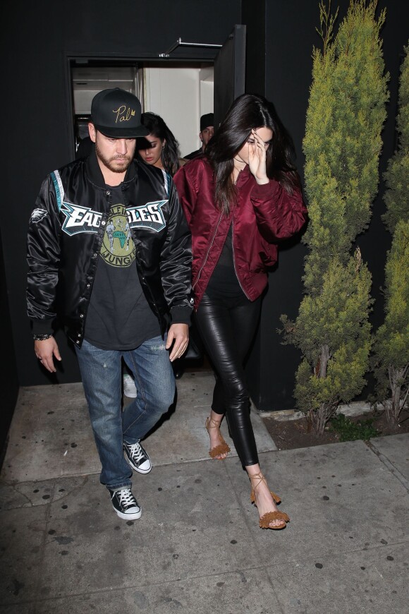 Kendall Jenner à la sortie du club "The Nice Guy", Los Angeles, le 30 mars 2016