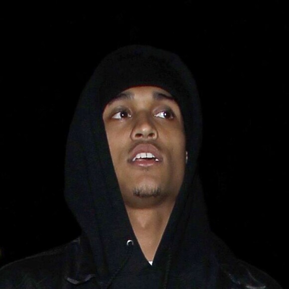 Jordan Clarkson à la sortie du club "The Nice Guy", Los Angeles, le 30 mars 2016