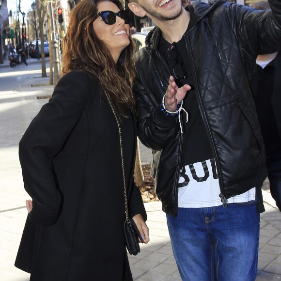 Eva Longoria dans la rue à Madrid le 1er avril 2016.