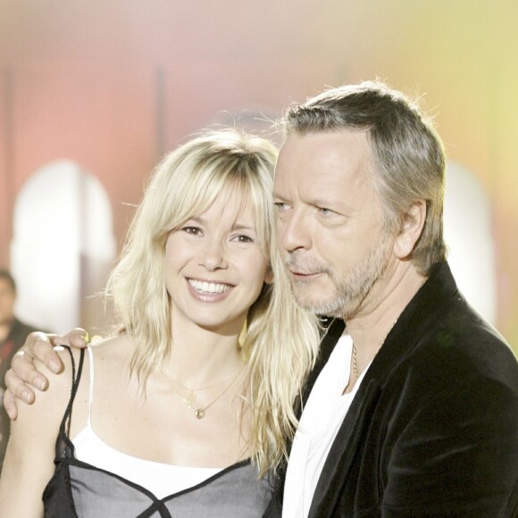 Renaud et Romane Serda, enceinte de leur fils Malone, le 27 mars 2016 à Marrakech.