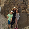 Gwyneth Paltrow a publié des photos de ses vacances en famille, avec ses enfants Apple et Moses, au Pérou. Photo publiée sur Instagram, le 3 mars 2016.