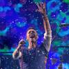 Coldplay (Chris Martin, Guy Berryman, Will Champion, Jon Buckland) (Meilleur groupe anglais) à la Cérémonie des BRIT Awards 2016 à l'O2 Arena à Londres, le 24 février 2016.