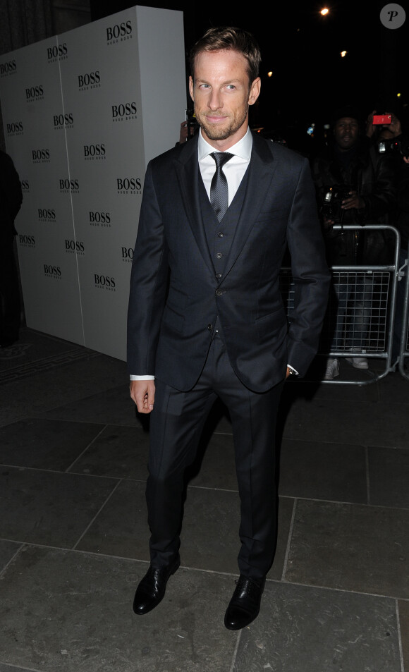 Jenson Button à la soirée "Stardust" de David Baliey à la Gallerie Nationale à Londres le 3 février 2014.