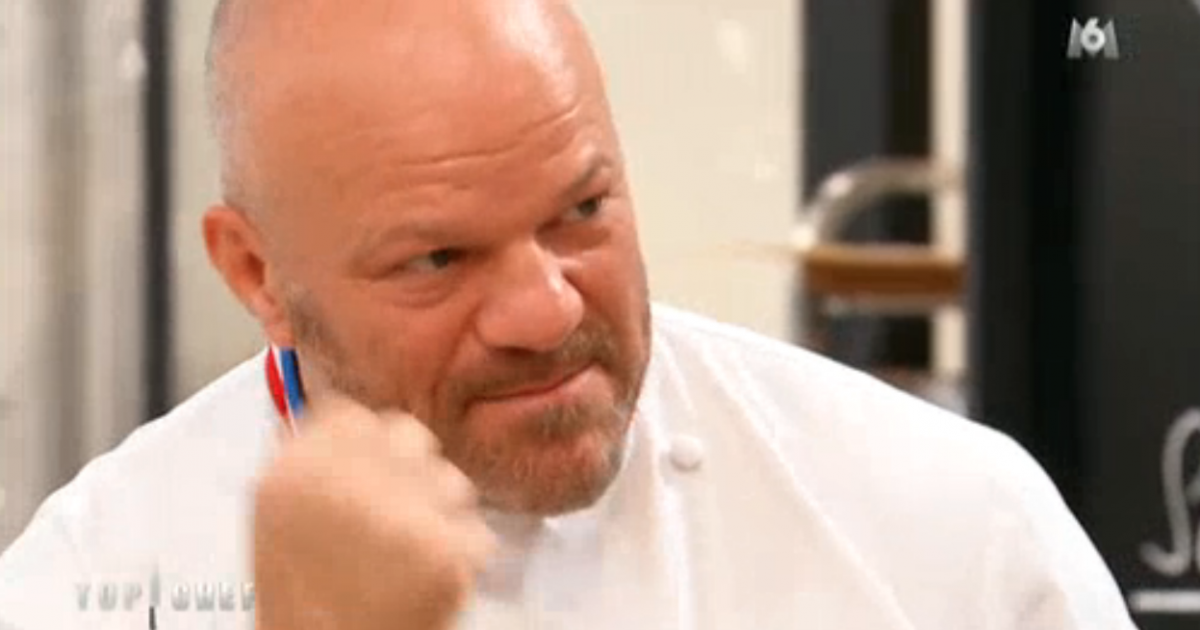 Philippe Etchebest, dans Top Chef, le lundi 4 avril 2016. Purepeople