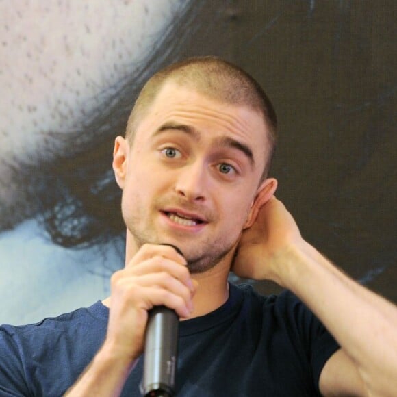 Daniel Radcliffe lors de la conférence de presse du film 'Victor Frankenstein' à Mexico, le 14 novembre 2015