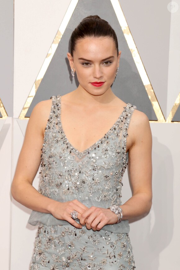 Daisy Ridley à la 88ème cérémonie des Oscars au Dolby Theatre à Hollywood. Le 28 février 2016