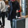 Daisy Ridley arrive à l'aéroport de Heathrow à Londres, le 10 janvier 2016.