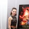 Daisy Ridley lors de la Conférence de presse pour le film Star Wars : Le réveil de la force à Los Angeles le 4 décembre 2015. © HT/Bestimage