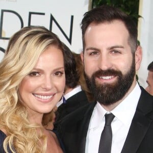 Katherine Heigl et son mari Josh Kelley à La 72ème cérémonie annuelle des Golden Globe Awards à Beverly Hills, le 11 janvier 2015.
