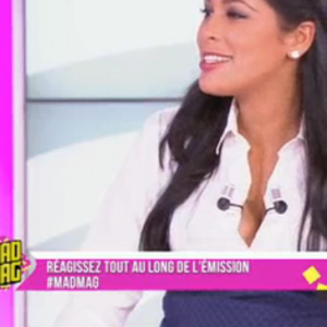 Ayem Nour règle ses comptes une dernière fois avec Nehuda, en présence du petit ami de cette dernière, Ricardo (Les Anges 8), dans le Mad Mag, sur NRJ12, le 8/04/16