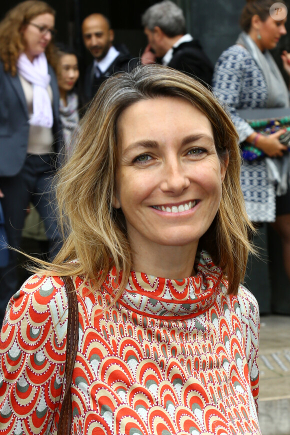 Anne-Claire Coudray, au Palais Tokyo à Paris, le 5 octobre 2015.