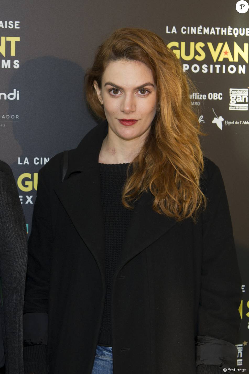 Luna Picoli-Truffaut au photocall de l'exposition Gus van Sant & Films