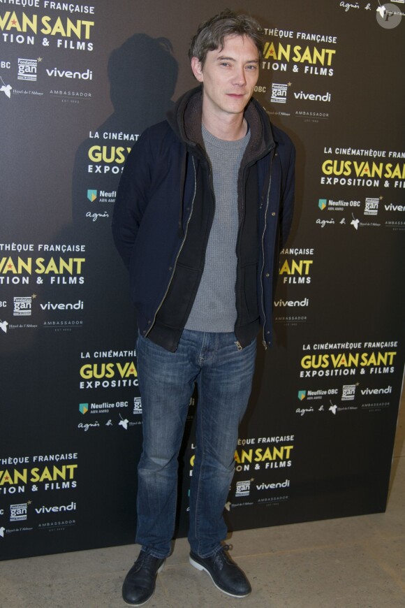 Swann Arlaud au photocall de l'exposition "Gus van Sant & Films" à la Cinémathèque Française à Paris le 11 avril 2016. © Pierre Perusseau / Bestimage