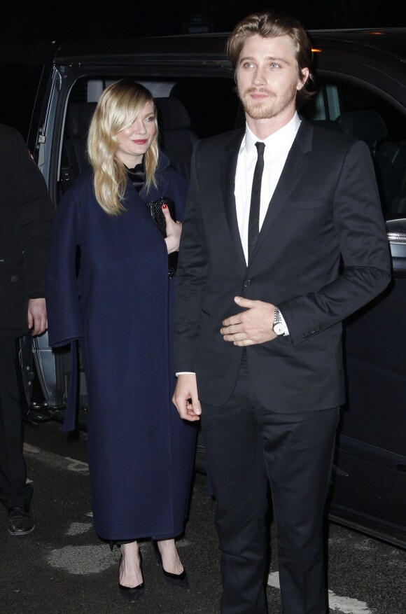 Kirsten Dunst et Garrett Hedlund à Paris, le 4 mars 2013.