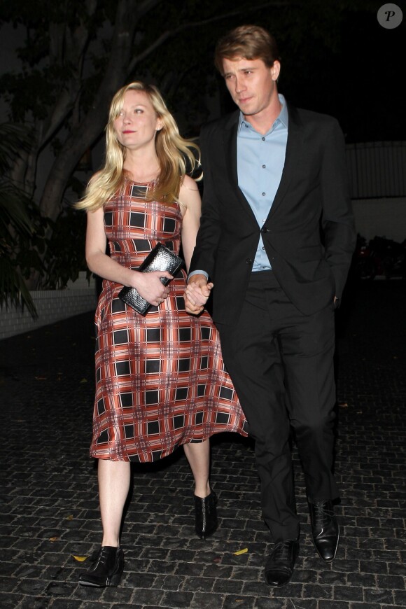 Kirsten Dunst et Garrett Hedlund à Los Angeles, le 9 janvier 2014.