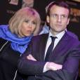 Brigitte et Emmanuel Macron au Salon du Livre de Paris le 17 mars 2016
