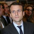 Emmanuel Macron  au salon du livre à Paris le 17 mars 2016 