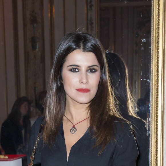 Karine Ferri - 40 ans de la maison Poiray au profit de l'association Mécénat Chirurgie Cardiaque à la Fondation Mona Bismarck à Paris le 12 février 2015.