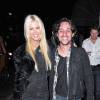 Tara Raid et Thomas Ian Nicholas quittent le Groucho Club à Londres, le 20 septembre 2012
