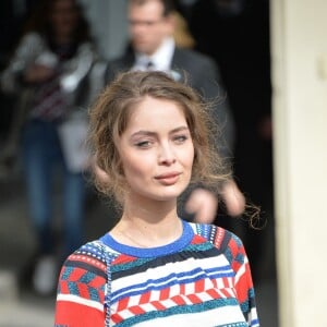 Marie-Ange Casta - Sorties du défilé de mode prêt-à-porter automne-hiver 2016/2017 "Chanel" au Grand Palais à Paris le 8 mars 2016. © CVS / Veeren / Bestimage