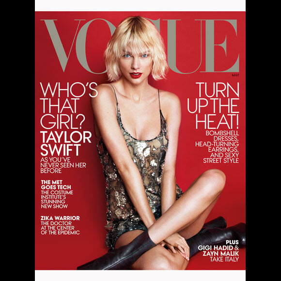 Taylor Swift fait la couverture du magazine Vogue, en kiosques le 4 mai prochain.