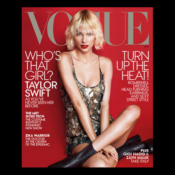 Taylor Swift fait la couverture du magazine Vogue, en kiosques le 4 mai prochain.