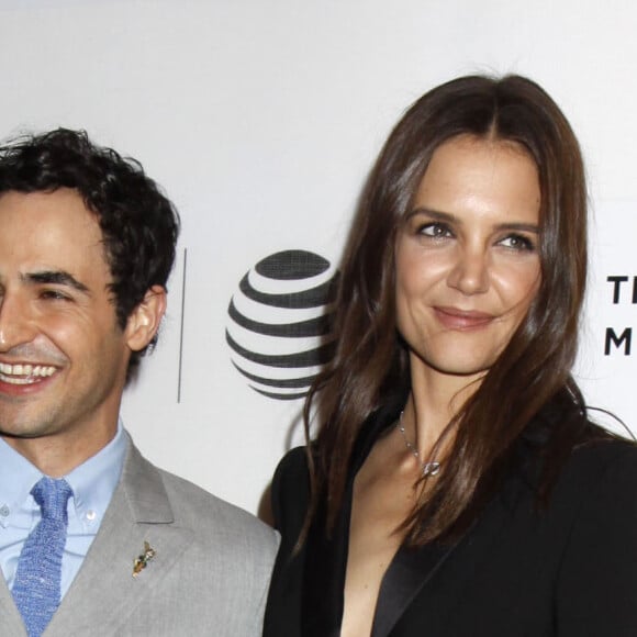 Katie Holmes et Zac Posen lors de la première du film 'All We Had' au festival du film de Tribeca à New York le 15 Avril 2016.