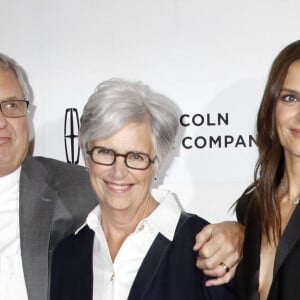 Katie Holmes en présence de ses parents Martin Holmes et Kathleen Holmes  lors de la première du film 'All We Had' au festival du film de Tribeca à New York le 15 Avril 2016.