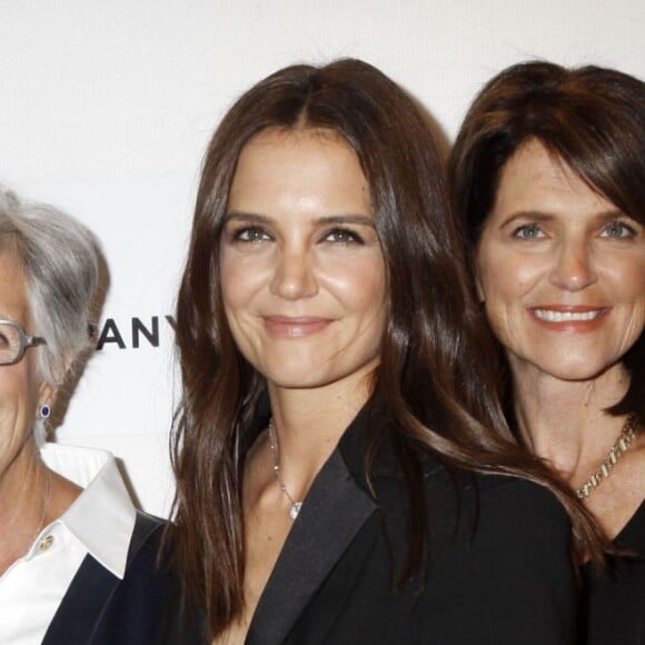 Katie Holmes en présence de ses soeurs et de ses parents, Tamera Holmes, Nancy Holmes, Martin Holmes, Kathleen Holmes lors de la première du film 'All We Had' au festival du film de Tribeca à New York le 15 Avril 2016.