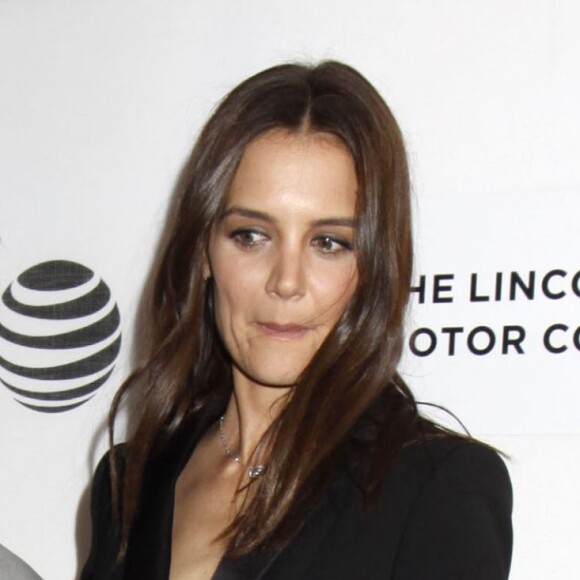 Katie Holmes et Zac Posen lors de la première du film 'All We Had' au festival du film de Tribeca à New York le 15 Avril 2016.