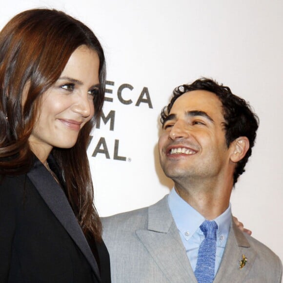 Katie Holmes et Zac Posen lors de la première du film 'All We Had' au festival du film de Tribeca à New York le 15 Avril 2016.