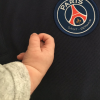 La main d'Alek a porté chance à papa ! Nikola Karabatic et le PSG Handball ont décroché le titre de champion de France le 16 avril 2016 au Stade Pierre-de-Coubertin en battant Toulouse (37-30) devant leur public.