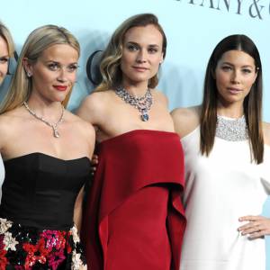 Naomi Watts, Reese Witherspoon, Diane Kruger et Jessica Biel assistent au gala de présentation du "Tiffany & Co. Blue Book 2016" au Cunard Building. New York, le 15 avril 2016.