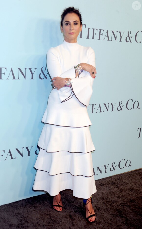 Francesca Amfitheatrof assiste au gala de présentation du "Tiffany & Co. Blue Book 2016" au Cunard Building. New York, le 15 avril 2016.