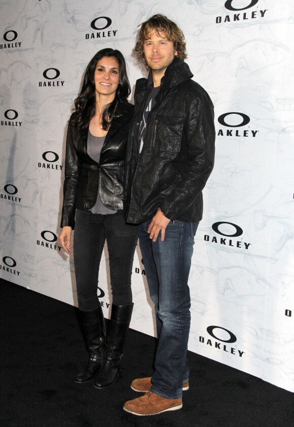 Daniela Ruah, Eric Christian Olsen à la soirée "Oakley's Disruptive by Design" aux Red Studios, à Los Angeles, le 24 février 2014.
