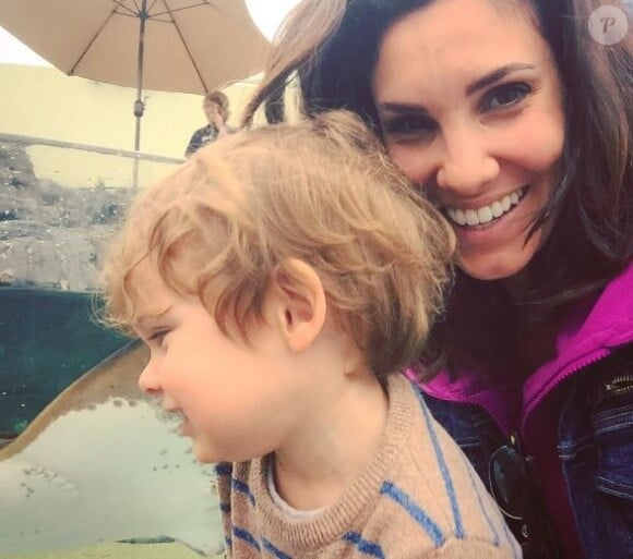 Daniela Ruah et son fils, Instagram. Avril 2016
