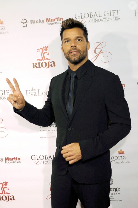 Ricky Martin is seen arriving at the Global Gift Foundation USA Dinner Party at Auberge Residence & Spa Miami in Miami, Florida, USA on December 3, 2015. Photo by Seth Browarnik/Startraks/ABACAPRESS.COM03/12/2015 - Miami