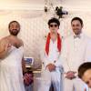 Exclusif : Mariage de Cyril Hanouna avec Camille Combal dans la Little White Wedding Chapel de Las Vegas le 2 avril 2016.