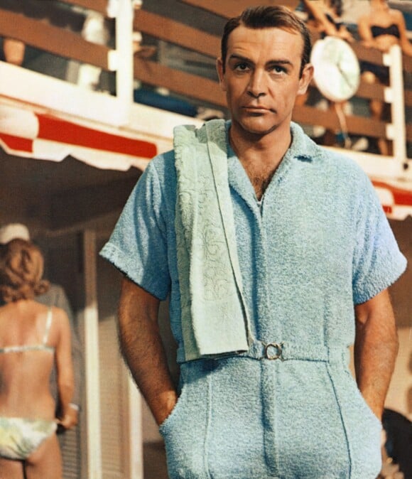 Sean Connery dans Goldfinger, 1964.